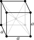 Cubic, body-centered