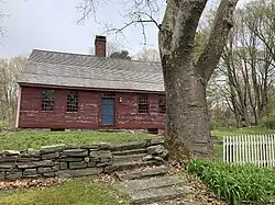 Front view of the Daniel Benton Homestead