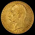 50 Francs, Danish West Indies 1904 10 Daler (obv).