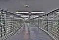 This glassblock-lined underground corridor connects Copley Place to Back Bay station