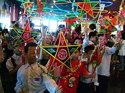 Image 12A lantern procession during Tết Trung Thu in Vietnam, which is also celebrated as "Children's Festival". (from Culture of Vietnam)