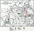Disposition of the Greek and Ottoman forces on 4 May
