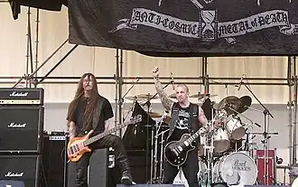 Dissection performing in 2005. Left to right: Brice Leclerq and Jon Nödtveidt