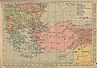 1923 ethnographic map of the Balkans and Turkey.