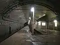The underground northbound platform