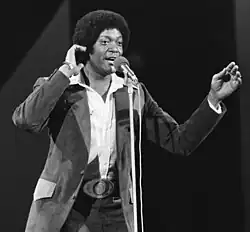 Gray performing in the Netherlands in 1974