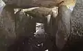 Interior view of the Cova d'en Daina