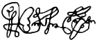Domentius III's signature