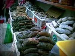 "Teripang" in a market in Asia.