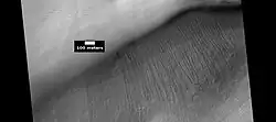Gullies on dunes, as seen by HiRISE