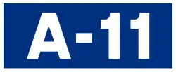 Autovía A-11 shield}}