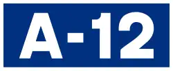 Autovía A-12 shield}}