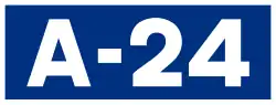 Autovía A-24 shield}}