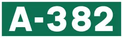 Autovía A-382 shield}}