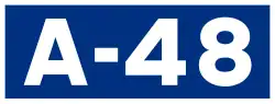 Autovía A-48 shield}}