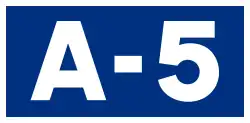 Autovía A-5 shield}}