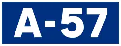 Autovía A-57 shield}}