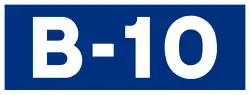 Autovía B-10 shield}}