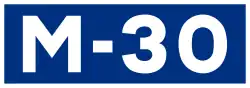 Autopista M-30 shield}}