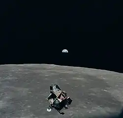 Image of Eagle by Michael Collins from Command Module Columbia