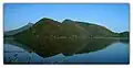 Eastern Ghats view over Gosthani Reservoir at Tatipudi