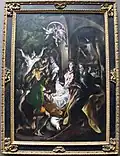 Same theme by El Greco in 1597, today in the Metropolitan Museum of Art
