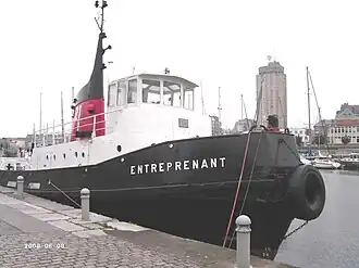 Entreprenant in Dunkirk Port Museum