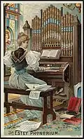Two manual with pedal reed organ[44][45] (pipe-top)