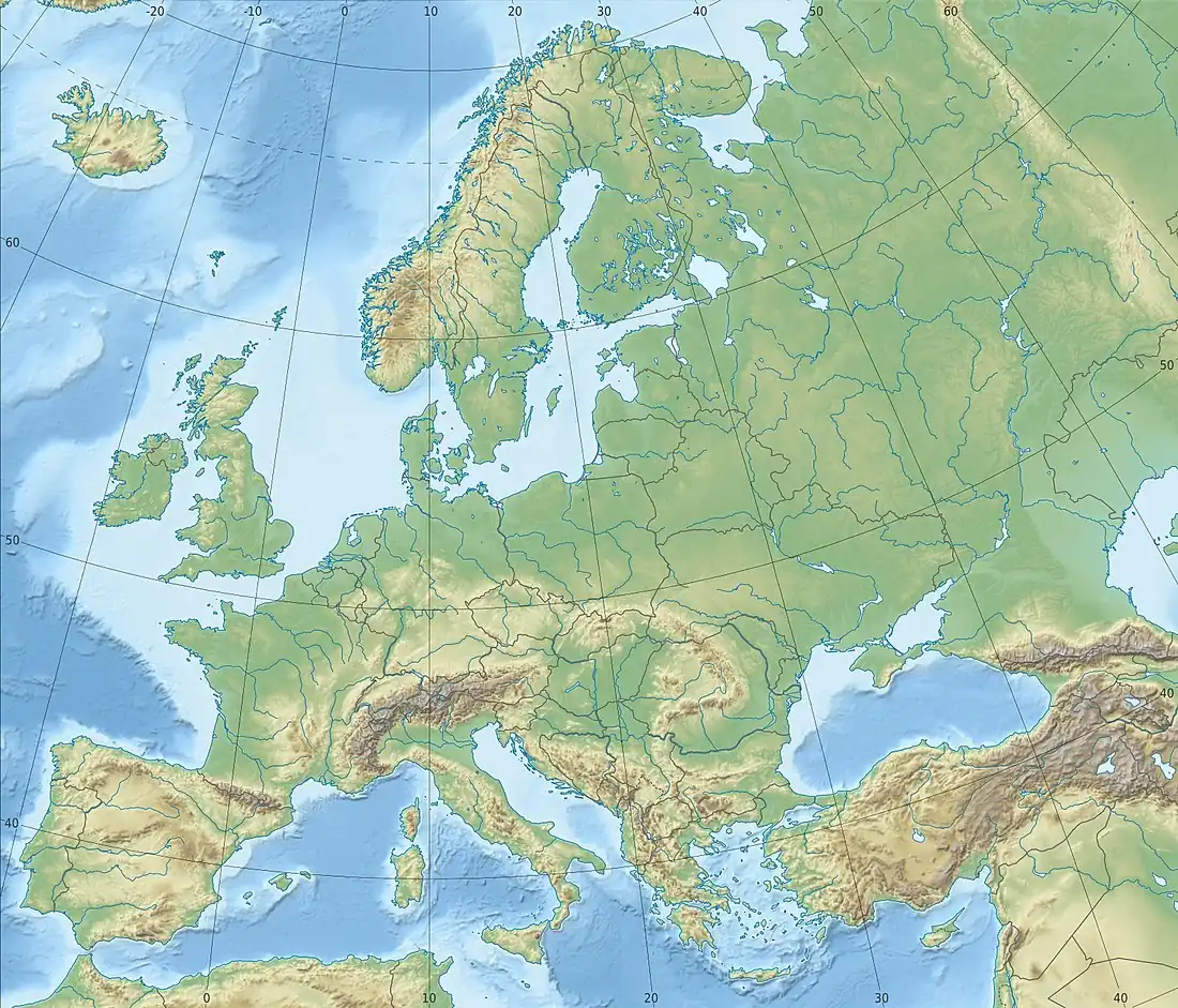 Location of Zrenjanin in Serbia and Europe