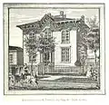 Residence of James S Vernor, 648 Temple, built in 1869 and demolished in 1920.