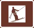 Ski lift (formerly used )
