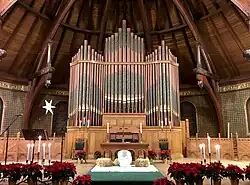 Interior of the First Baptist Church, Newton, Massachusetts, 1888
