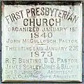 Dedication Stone