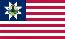 Flag of Vermont, (October 20, 1837 – June 1, 1923)