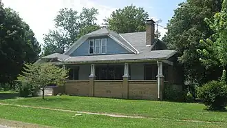 The Floyd and Glenora Dycus House, a historic site in the village