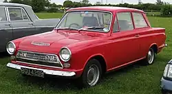 Ford Cortina Mark I two-door saloon (before facelift)