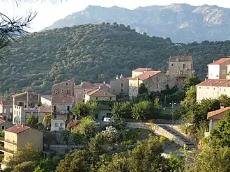 The towers of the two rival families in Fozzano, named Carabelli (Tower of Colomba) and Durazzo