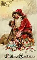 Christmas card Frances Brundage