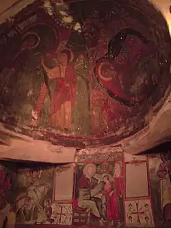 Frescos at the Syrian Monastery, Scetes, Egypt