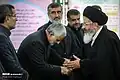 Hajizadeh next to Qasem Soleimani (2018)