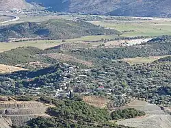 The village of Fushë-Vërri in Vergo
