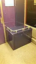 M4-set 76: newly installed cabinet for future semi-automatic operation and new security system