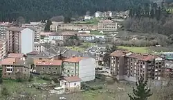 View of Usansolo from the hospital.