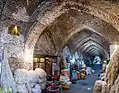Gan Bazaar, a row in Tabriz Grand Bazaar.