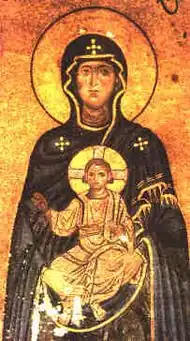 Mosaic (ca 1130), Gelati Monastery, Georgia (12th century)