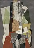 Georges Braque, 1917, La Joueuse de mandoline, oil on canvas, 92 × 65 cm, Lille Métropole Museum of Modern, Contemporary and Outsider Art
