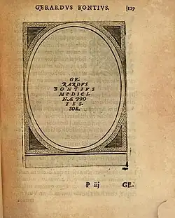 Gerardus Bontius