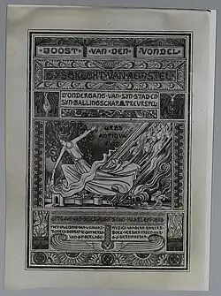 Frontispiece of Gijsbrecht van Aemstel (1893)