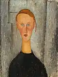 Amedeo Modigliani, Girl with Blue Eyes; 1918. 61 x 46.4 cm; Oil on canvas