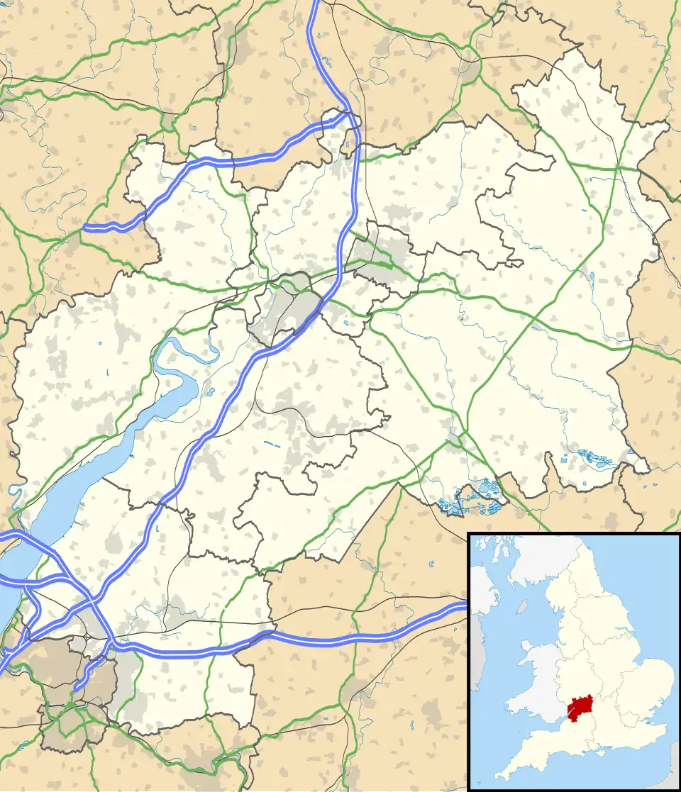 Lydney is located in Gloucestershire